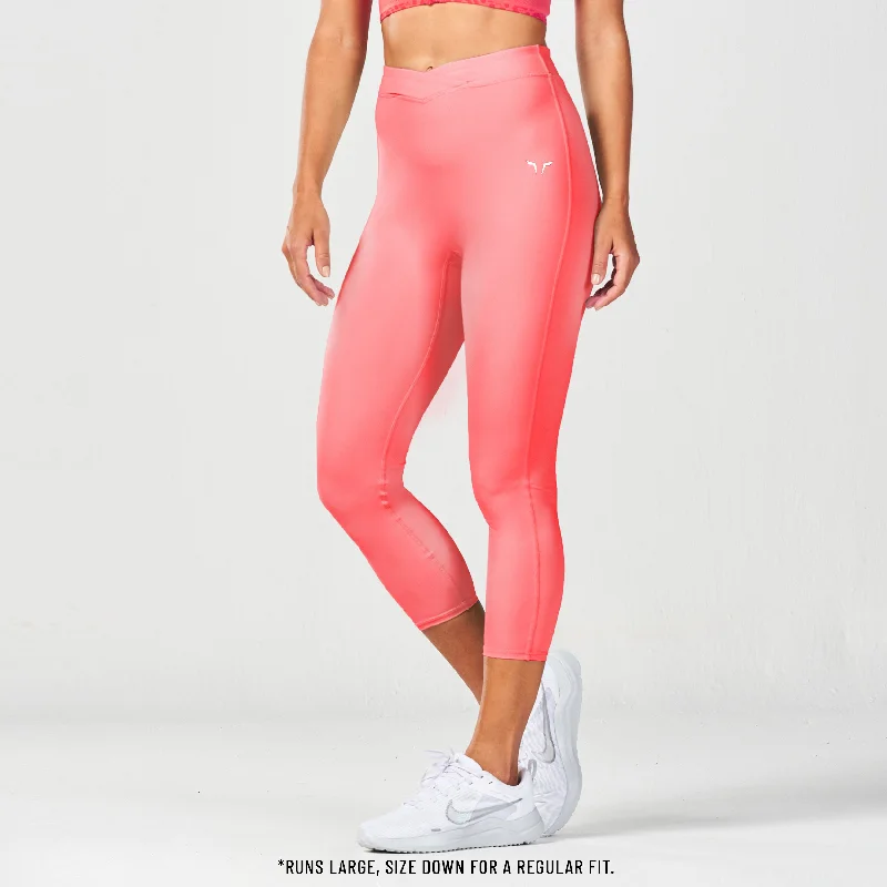 Hot Styles Crossover Leggings 24" - Cayenne