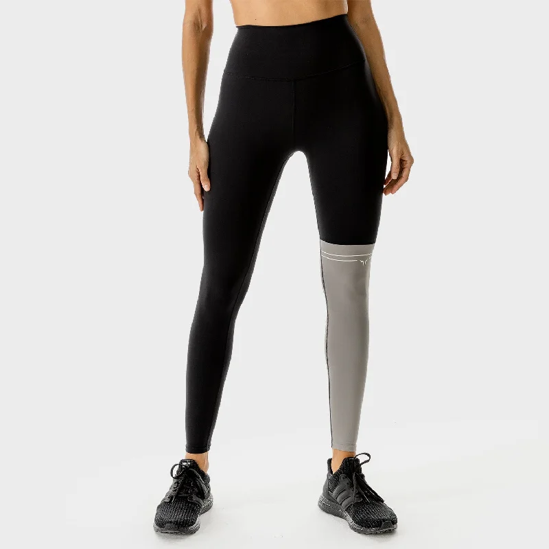 Vintage Fashion LAB360° Colour Block Leggings - Black