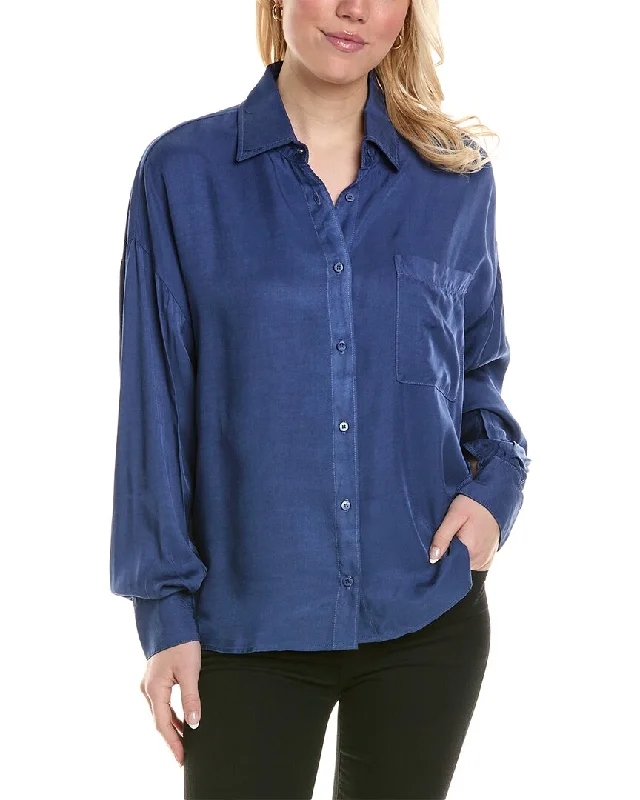 Tropical Island - Inspired Attire Stateside Satin Oversized Shirt