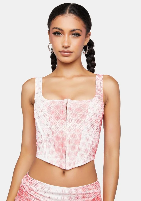 Fashion Essentials Take A Trip Corset Top