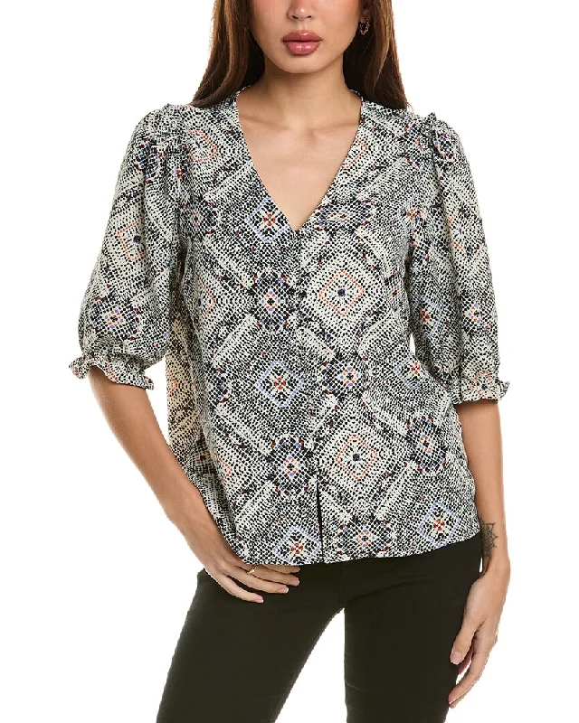 Holiday Glam Bobeau Roux Blouse