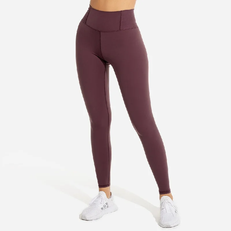 Chic Style Limitless Plush Leggings - Mulberry