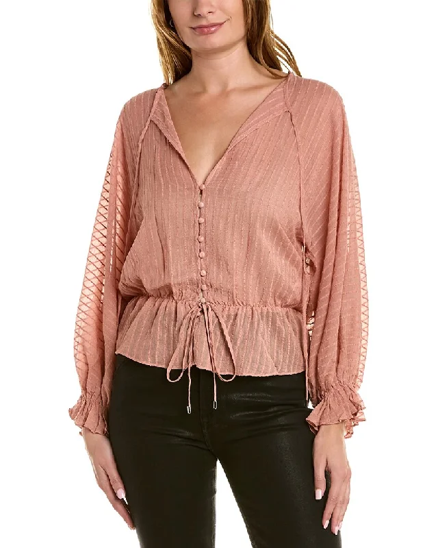 Discover Now We Are Kindred Aurora Tie Neck Blouse