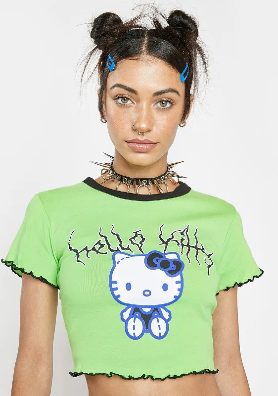 Style Without Limits Hello Kitty Baby Crop Tee