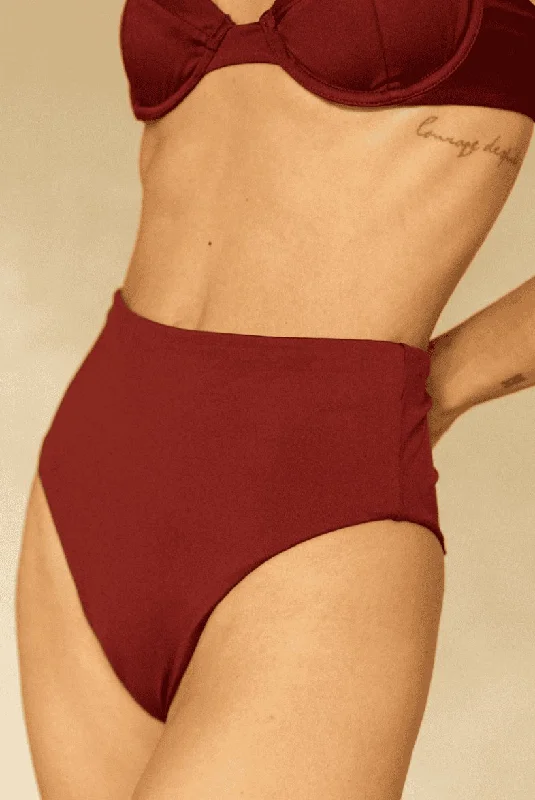 Unbeatable Prices The High-Waisted Scrunch Bottoms - Pomegranate