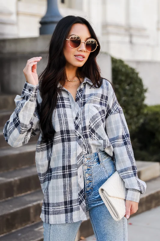 Earthy Tones FINAL SALE - Trendsetting Idea Plaid Flannel