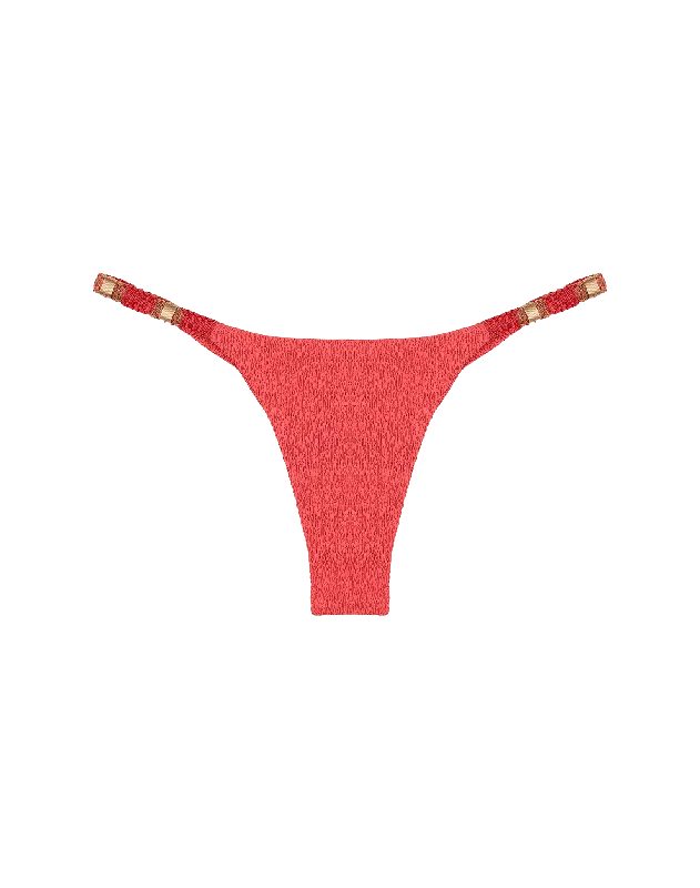 Edgy Fashion Firenze Sally Detail Bottom - Raspberry