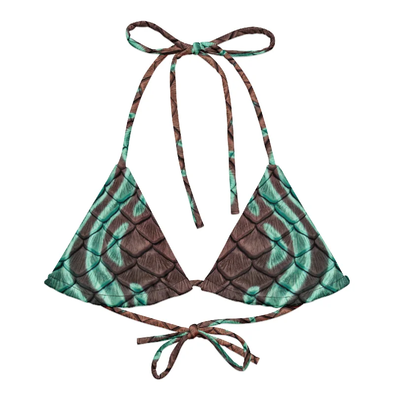 Fashion Forward Song of the Sea Recycled String Bikini Top