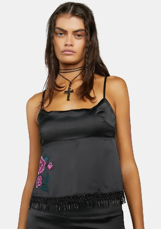 Exclusive Discounts Disappear Into You Satin Tank