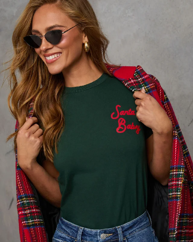 Innovate Your Wardrobe Santa Baby Short Sleeve Tee