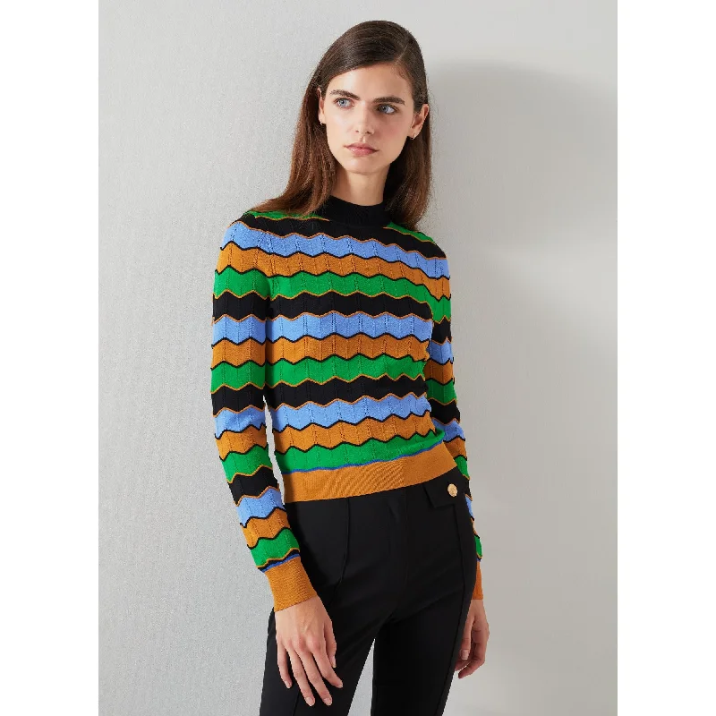 Preppy Style Elina Knitted Tops