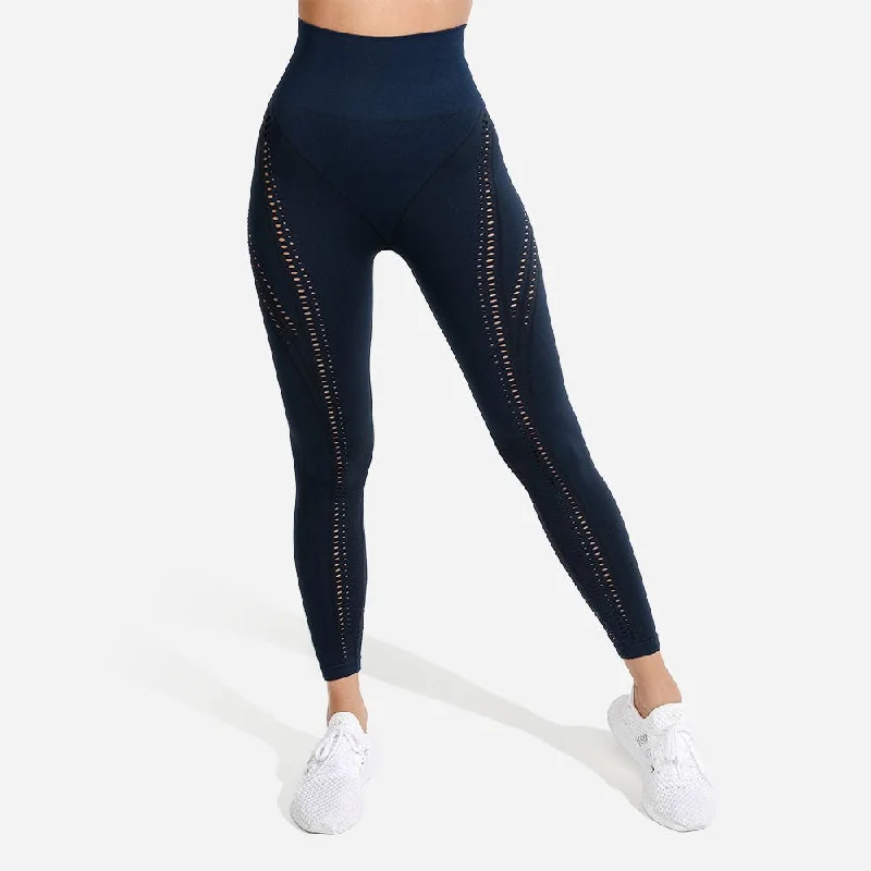 Bold Fashion Ultra Seamless Leggings - Navy