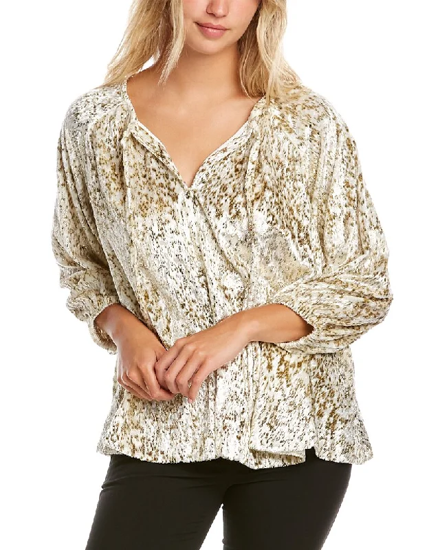 Flash Sale, Don't Miss Elie Tahari Keyhole Blouse