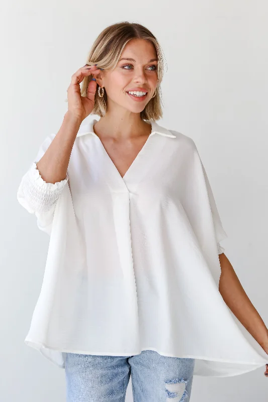 Trendy And Individual Women's Fashion FINAL SALE - Lennon Oversized Blouse - DU DEAL