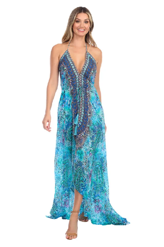 Shop Our Looks LA MODA CLEOPATRA PRINTED CONVERTIBLE 3 WAY MAXI DRESS WHOLESALE