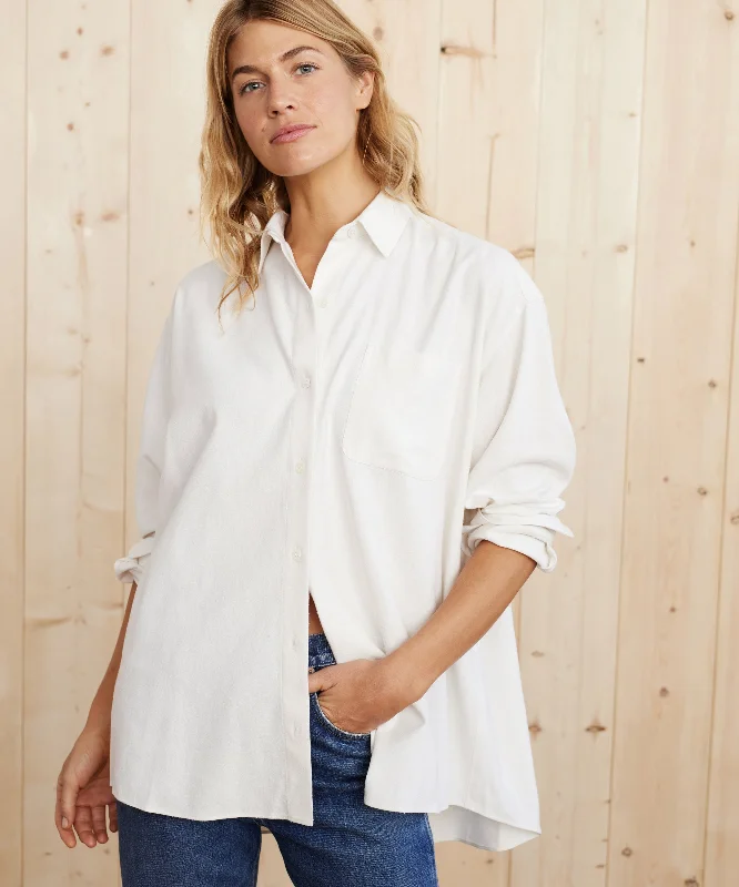 Romantic Detailing Relaxed Oversized Shirt