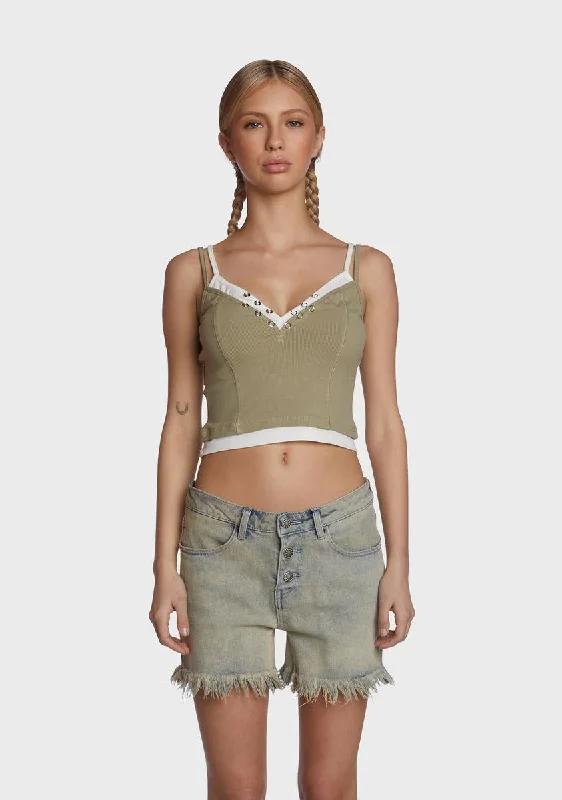 Elevate Your Wardrobe Laidback Daze Crop Tank