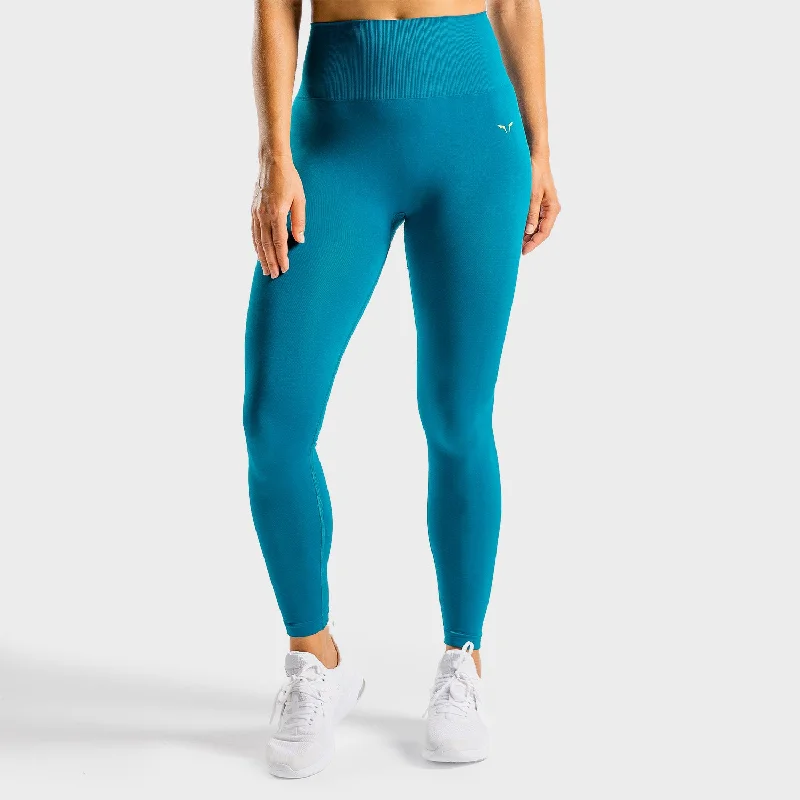 Vibrant Styles Core Seamless Leggings - Blue Beat