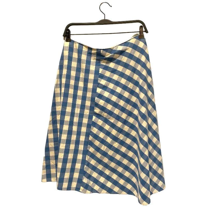 Casual Elegance JIL SANDER/Skirt/36/BLU/Cotton/Gingham Check/