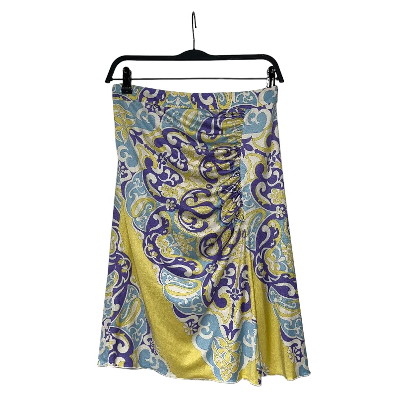 Fashion Deal BLUMARINE/Skirt/S/All Over Print/Silk/MLT/