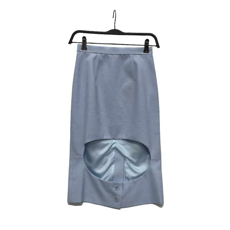 Limited Time Offer BURBERRY/Skirt/0/Polyester/BLU/BABY BLUE CUTOUT SKIRT