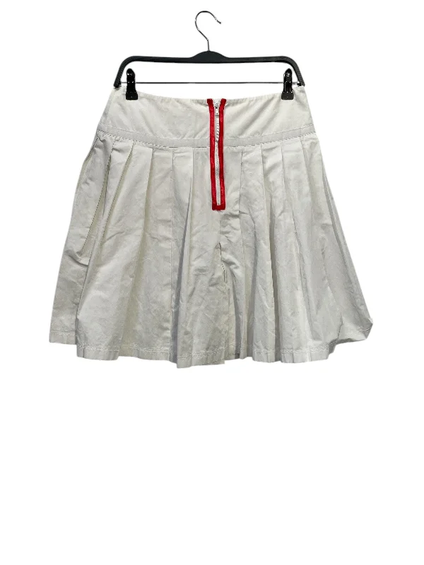 Relaxed Style DOLCE&GABBANA/Skirt/Polyester/WHT/Pleated/