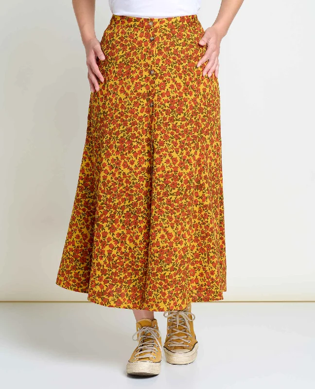 Everyday Basics Manzana Paneled Midi Skirt