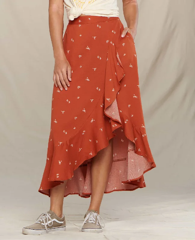 Hot Deals Manzana Ruffle Maxi Skirt