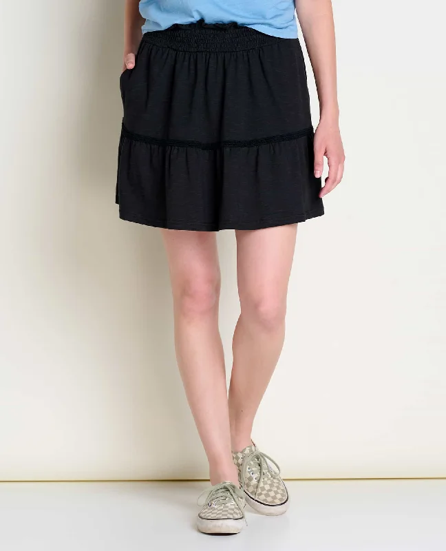 Trendsetter's Closet Marigold Ruffle Skirt