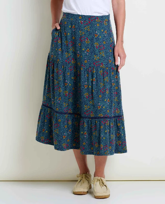 Unbeatable Prices Marigold Tiered Midi Skirt