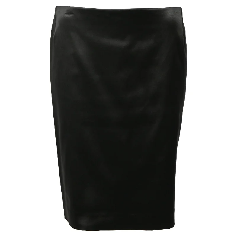 Shop Sales Missoni Midi Pencil Skirt in Black Acetate