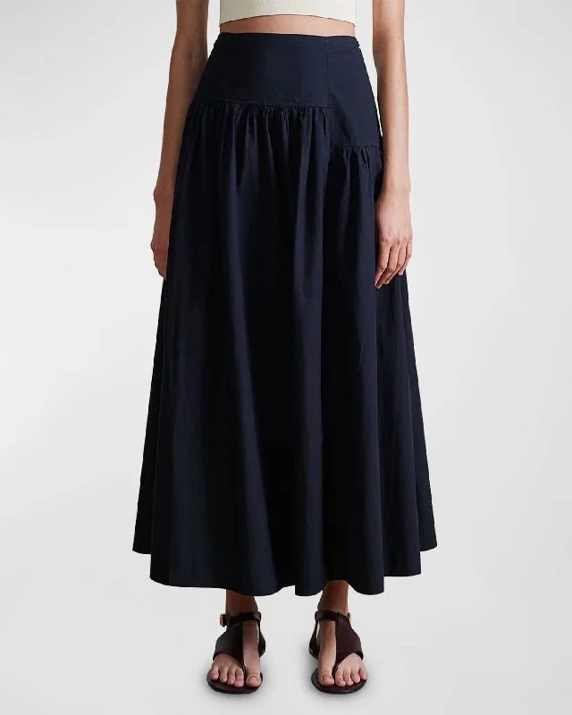 Romantic Date - Night Ensemble Nora Asymmetric Maxi In Black