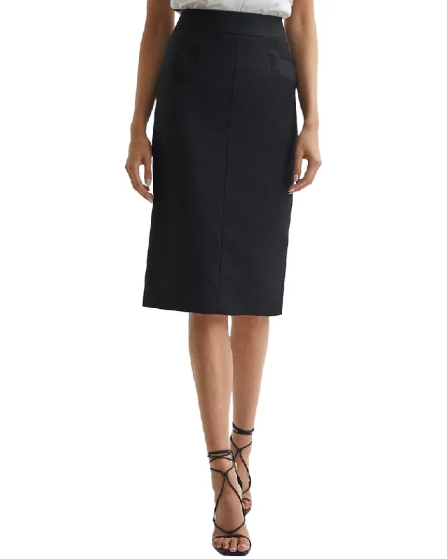 Style Your Wardrobe Reiss Hayes Wool-Blend Pencil Skirt