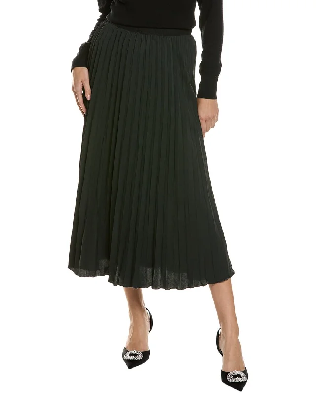 Effortless Comfort YAL New York Chiffon Pleated Skirt