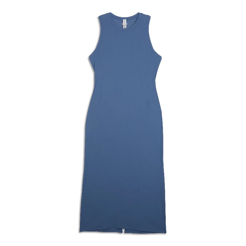 Clearance Event All Aligned Ribbed Midi Dress - Resale