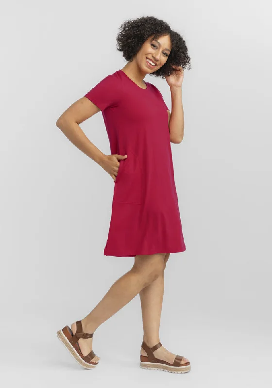 Insane Discount Onslaught Georgie Dress - Viva Magenta