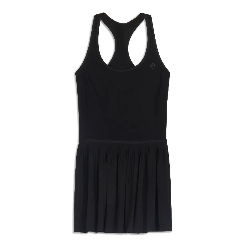 Cool Prices Scoop-Neck Pleated Tennis Dress - Resale