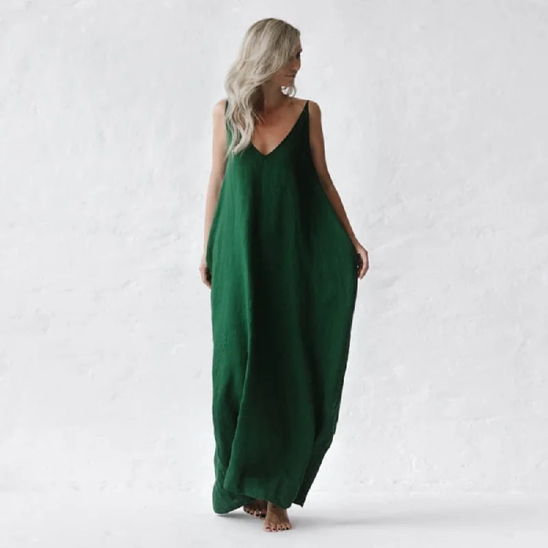 Summer Essentials Seaside Tones Nanami Maxi Dress - Green