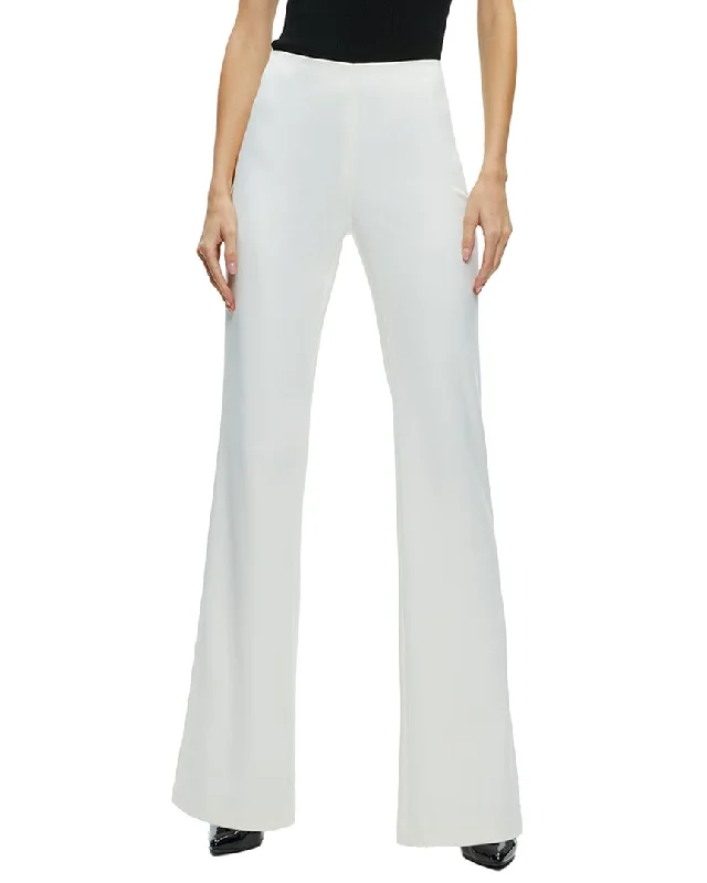 Save Big alice + olivia Lara Mr Side Stripe Slit Pant