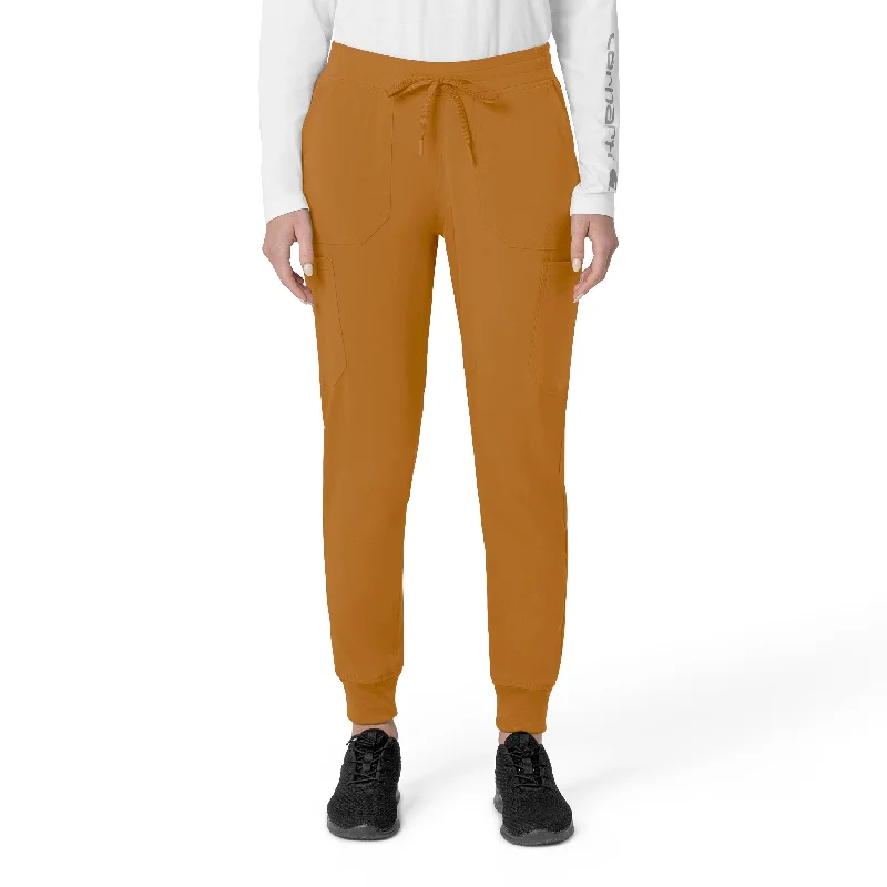 Trendy Women's Wear Carhartt Force Cross-Flex Women's Cargo Jogger Scrub Pant - Fox Brown