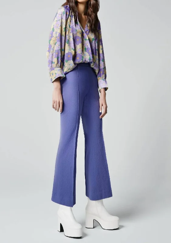 Elegant Attire For The Modern Lady Cropped Pintuck Pant In Deep Mauve