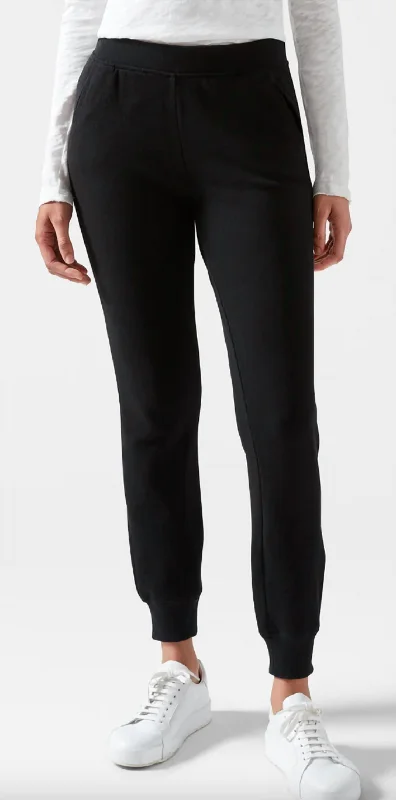 Valentine's Special French Terry Sweatpants In Black