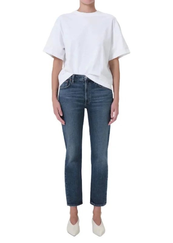 Timeless Classics Kye Mid Rise Straight Crop Jean In Control