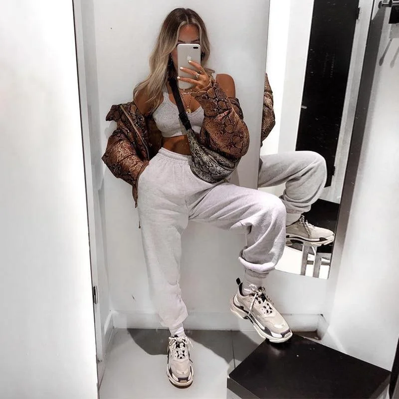 Embrace New Fashion Women Loose Pants